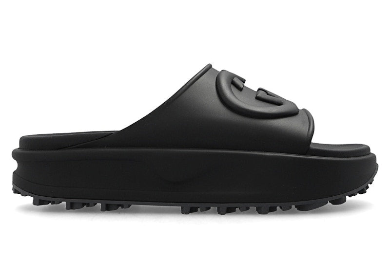 Gucci Interlocking G Slide Black