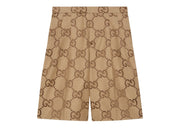Gucci Jumbo GG Canvas Shorts Beige/Ebony