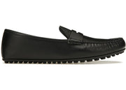 Gucci Signature Driver Black Debossed Leather