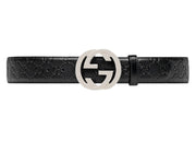 Gucci Signature Leather Belt Black