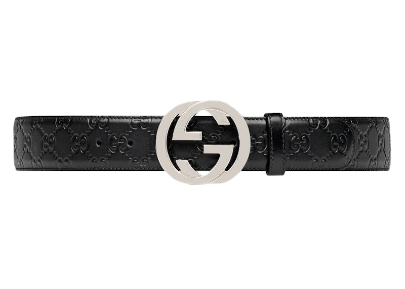 Gucci Signature Leather Belt Black