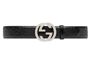Gucci Signature Leather Belt Black