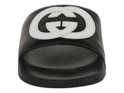 Gucci Slide Interlocking G Black White (Kids)