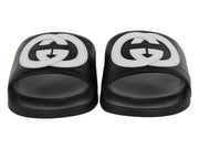 Gucci Slide Interlocking G Black White (Kids)