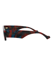 Gucci Square Rectangle Sunglasses Havana/Havana/Blue (GG1331S-30013890-007)