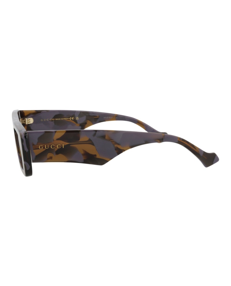 Gucci Square Rectangle Sunglasses Havana/Havana/Brown (GG1331S-30013890-006)