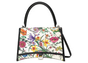 Gucci x Balenciaga The Hacker Project Medium Hourglass Bag White Flora