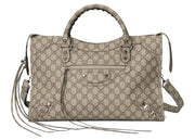 Gucci x Balenciaga The Hacker Project Medium Neo Classic Bag Variation 2 Beige/Ebony