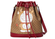 Gucci x Doraemon Bucket Bag Small Ebony/Beige