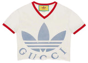 Gucci x adidas Cropped T-Shirt White