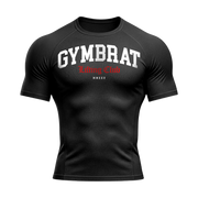 Gymbrat Athleisure Lifting Club Black Compression T-Shirt