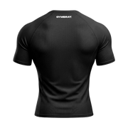 Gymbrat Athleisure Lifting Club Black Compression T-Shirt