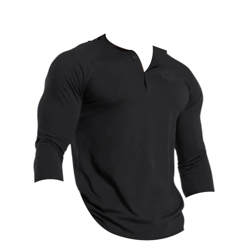 GYMSHARK MEN LEGACY HENLEY Slim Fit
