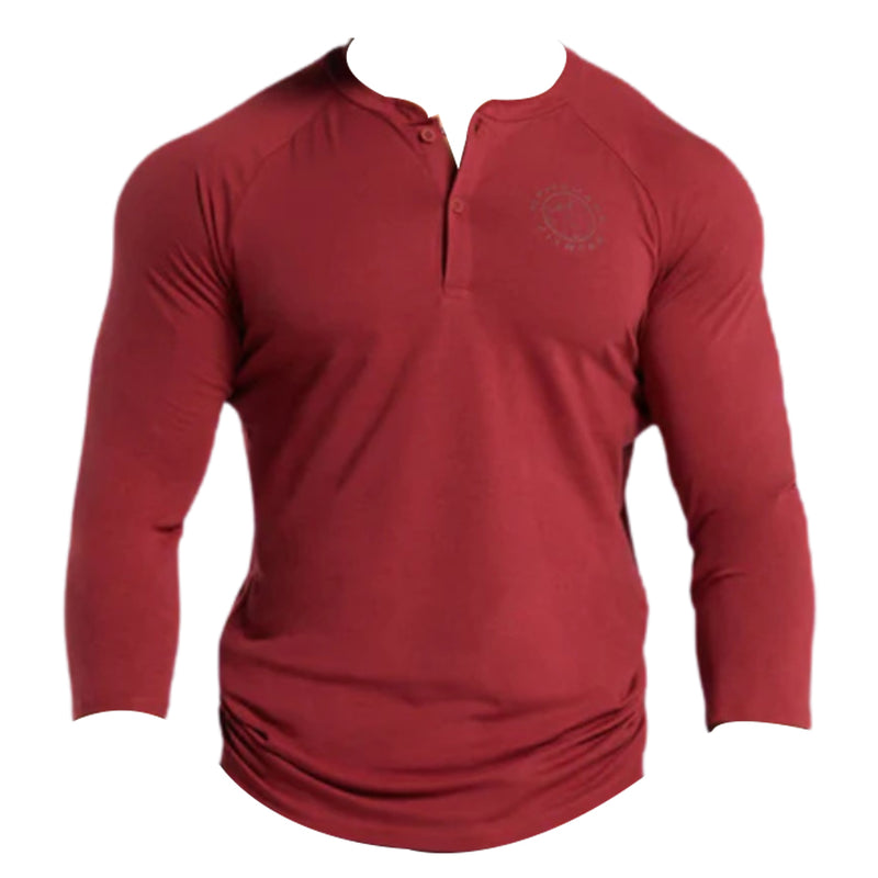 GYMSHARK MEN LEGACY HENLEY Slim Fit