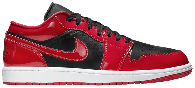 Wmns Air Jordan 1 Low 'Patent Varsity Red Black'