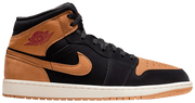 Air Jordan 1 Mid Black Flax
