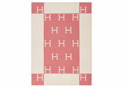Hermes Avalon Baby Blanket Rose Airelle/Blanc