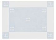 Hermes Avalon Bath Towel Bleu Glacier