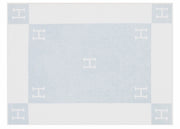 Hermes Avalon Bath Towel Bleu Glacier