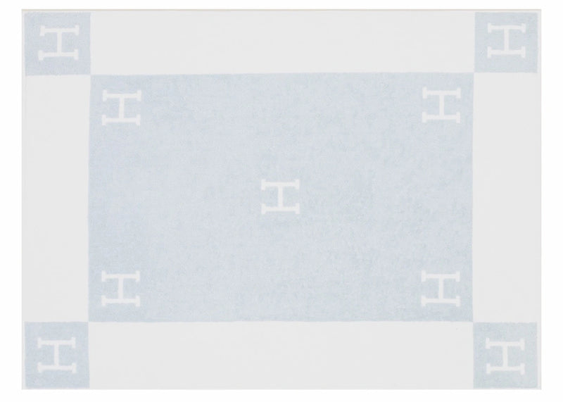 Hermes Avalon Bath Towel Bleu Glacier