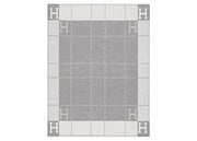 Hermes Avalon III Throw Blanket Ecru/Gris Clair