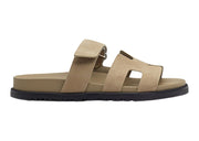 Hermes Chypre Sandal Beige Sable Suede Goatskin (Women's)