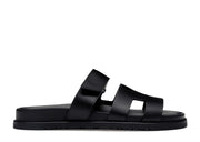 Hermes Chypre Sandal Noir Calfskin Leather (Women's)