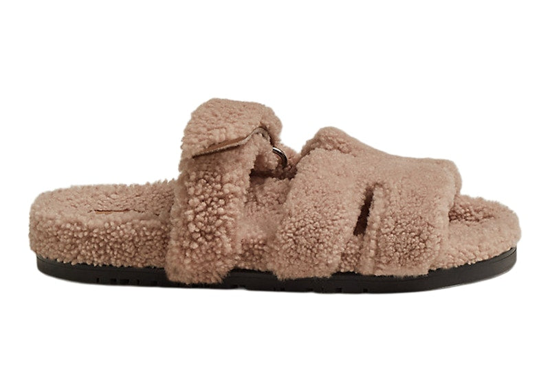 Hermes Chypre Sandal Pink Woolskin (Women's)