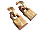 Hermes Earrings O'Kelly Gold/Rose Gold