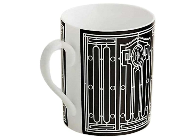 Hermes Mug H Deco No.2 Black/White