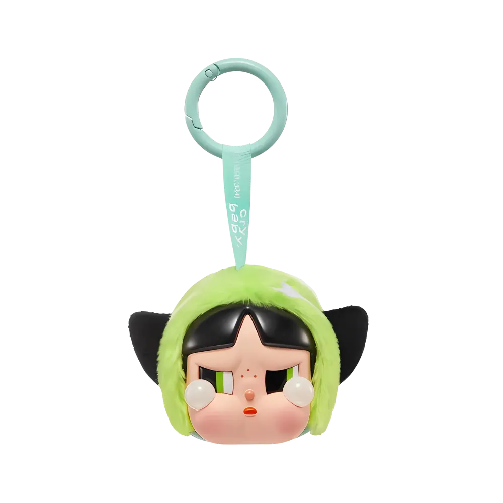 Pop Mart CRYBABY x Powerpuff Girls Series Buttercup Vinyl Face Plush
