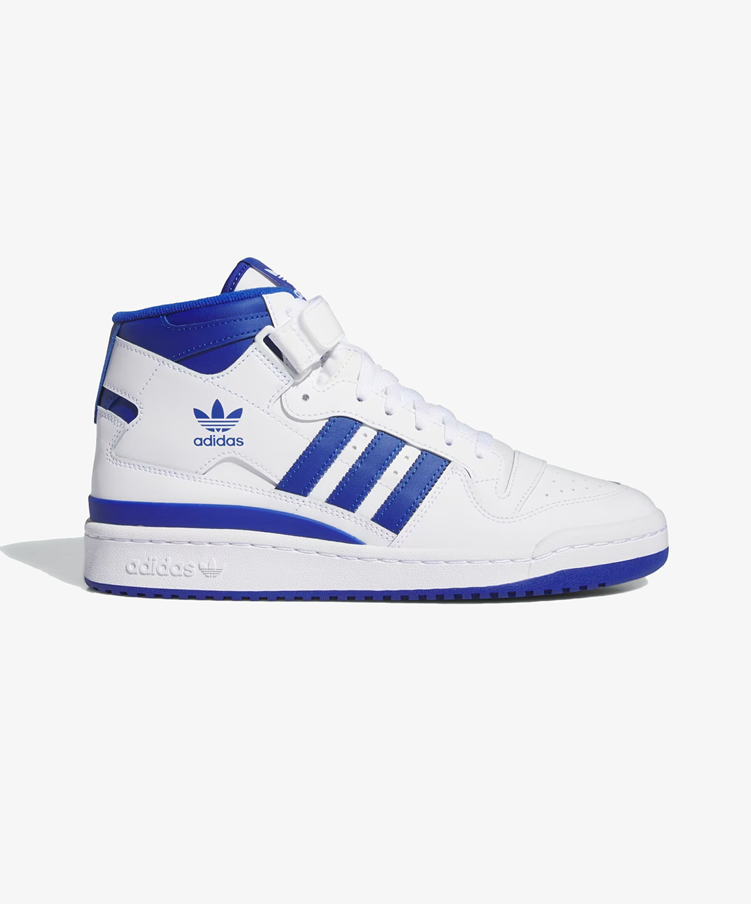ADIDAS ORIGINALS | FORUM MID { CLOUD WHITE/ROYAL BLUE