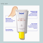 SUPERGOOP! GLOWSCREEN SPF30  50ML (various shades)