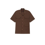 UTILITY BROWN MEN'S SHIRT