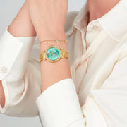 Varenna Yellow Gold Turquoise