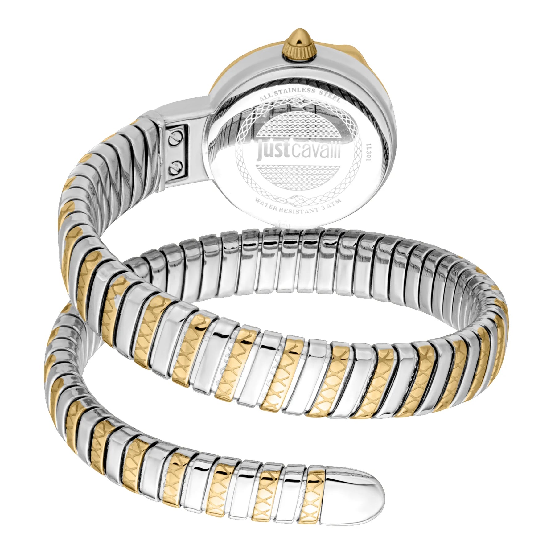 Cerchio Snake Two Tones YG Silver Grey