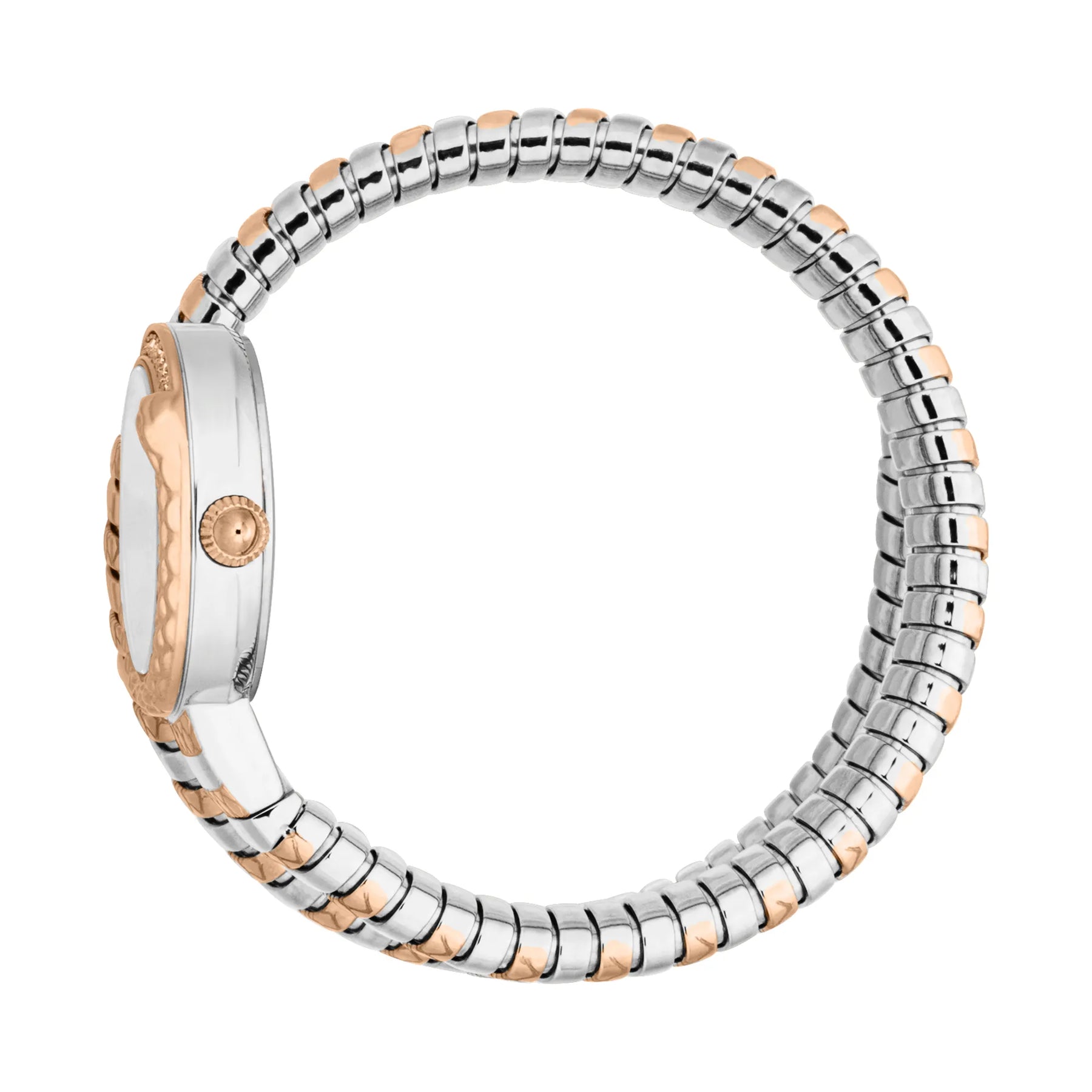 Cerchio Snake Two Tones RG Silver Grey