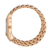 Twined Rose Gold Silver