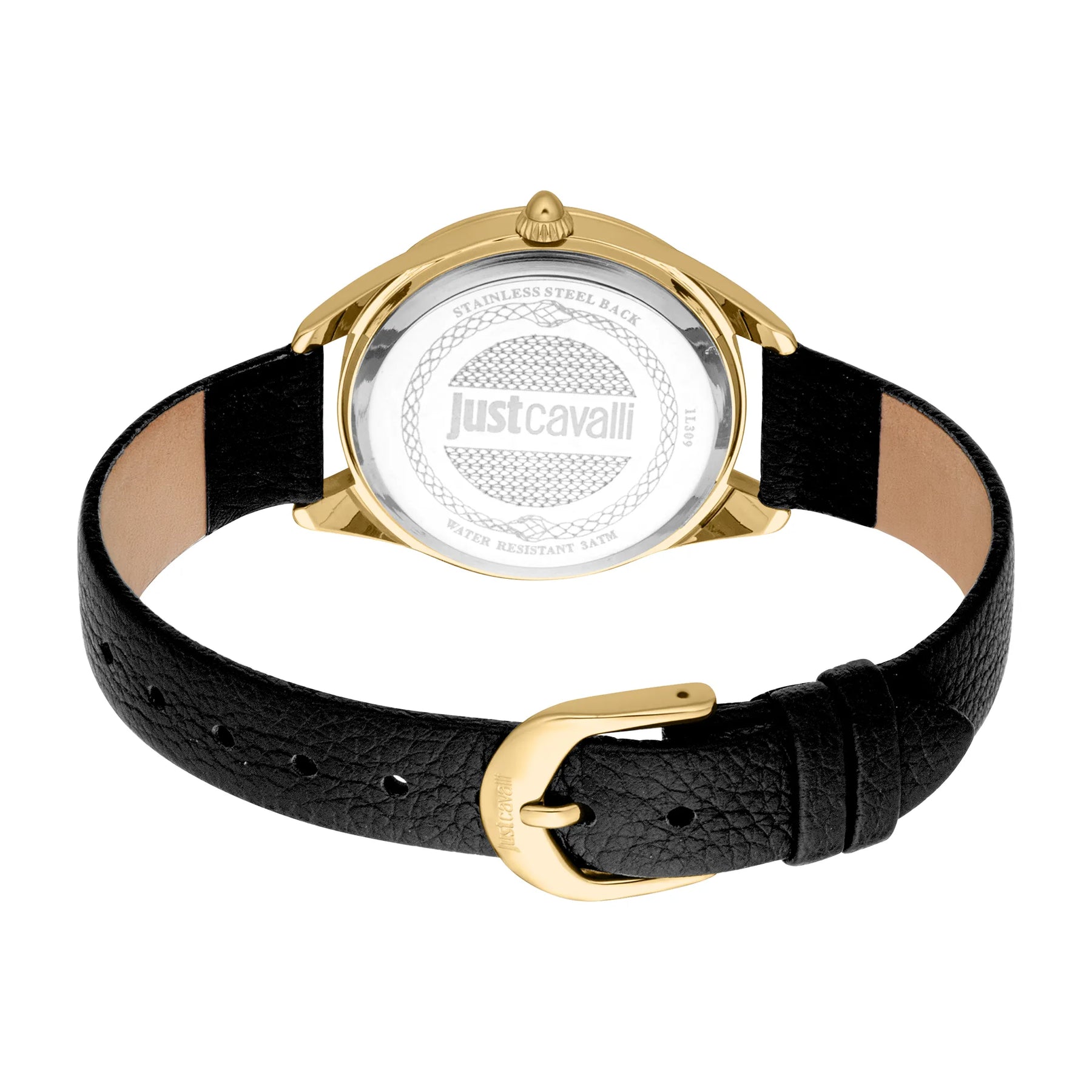Luna Leather Black YG Black