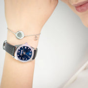 Indomitable Animalier Leather Black Blue