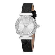 Mistero Snake Leather Black Silver