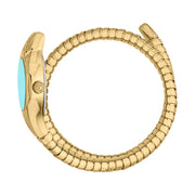 Fiore Yellow Gold Turquoise