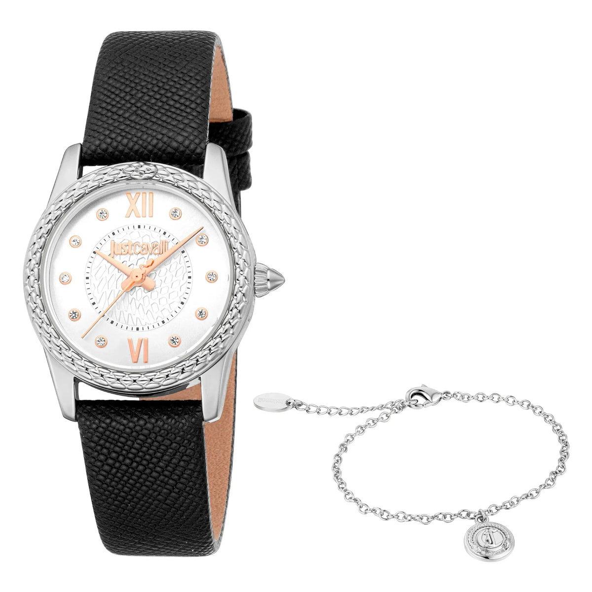 Sublime Animalier Leather Black Silver