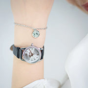Sublime Animalier Leather Black Silver