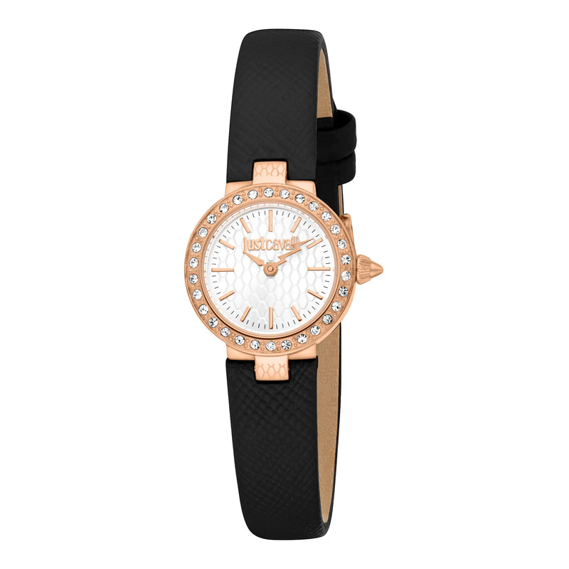 Serenita Mini Leather Black RG Silver