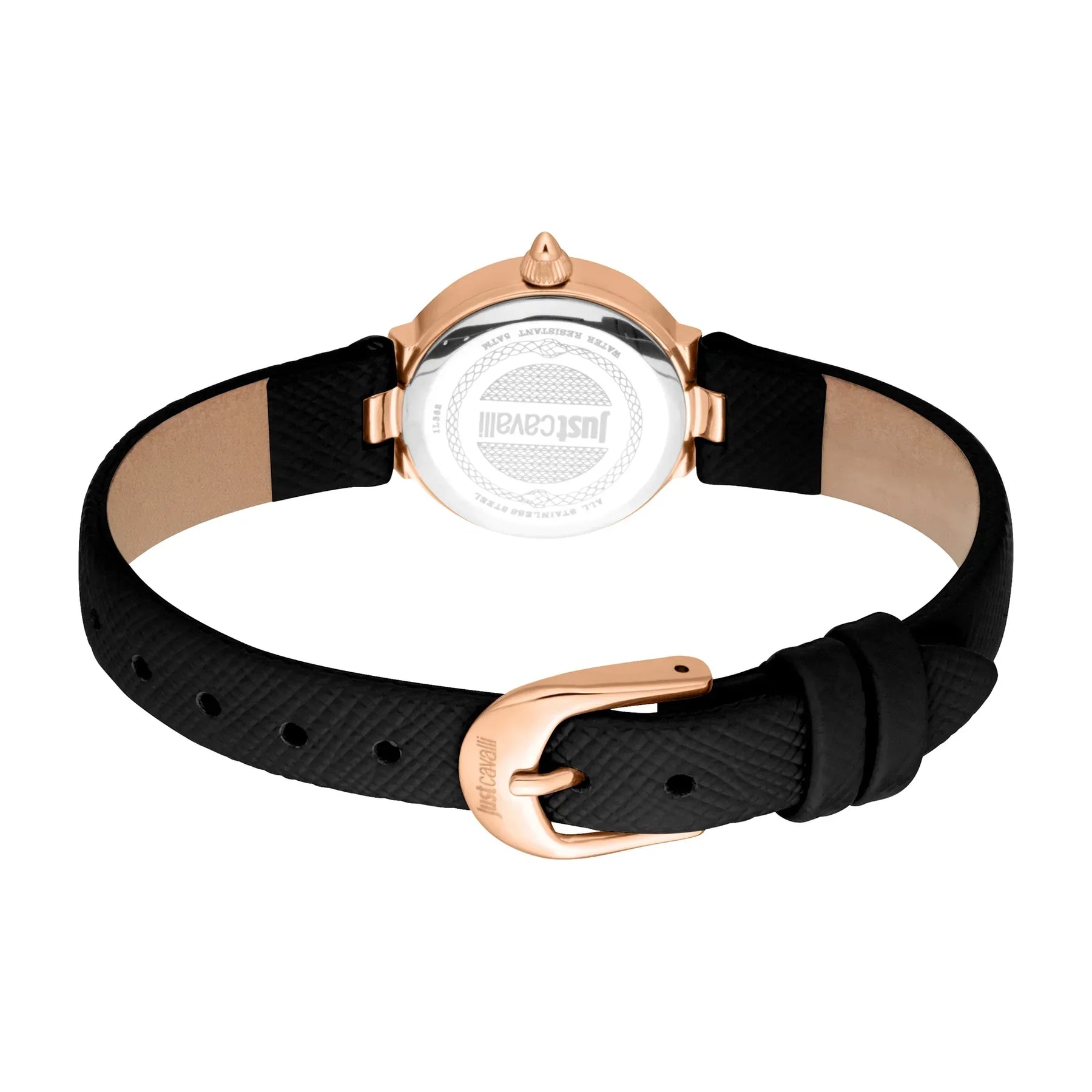 Serenita Mini Leather Black RG Silver