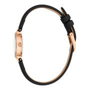 Serenita Mini Leather Black RG Silver