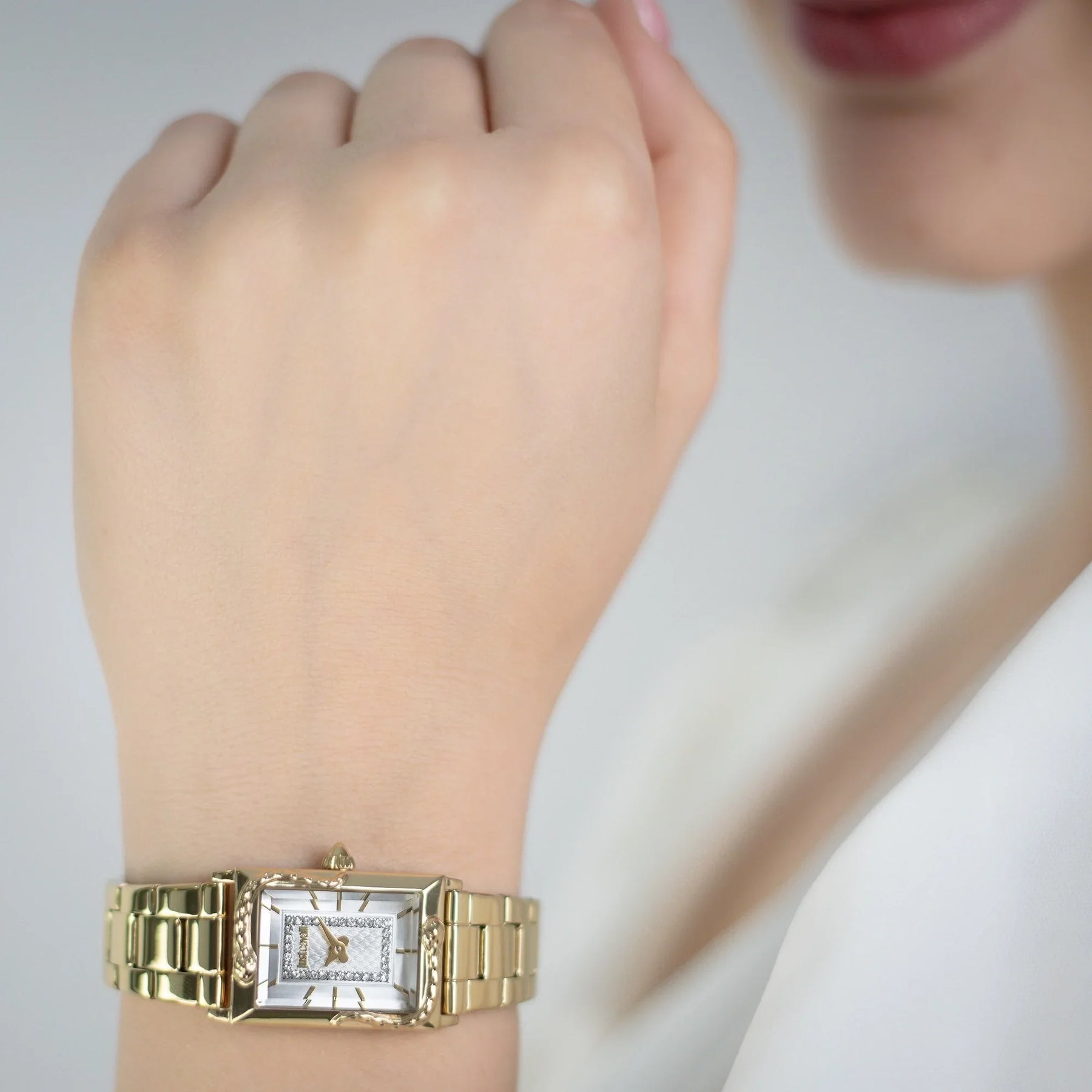Dolcezza Snake Yellow Gold Silver
