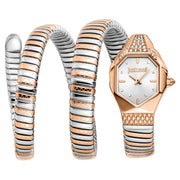 Ambra Two Tones RG Silver