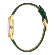 Amabile Leather Green Silver